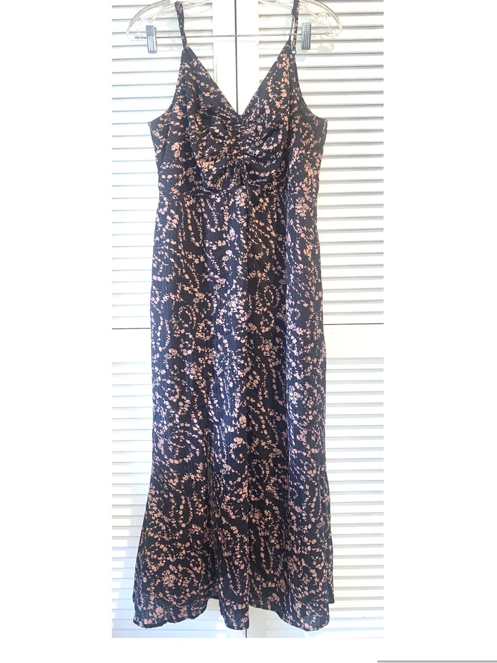 The Fifth Label Dahlia Midi Black Floral Dress XL